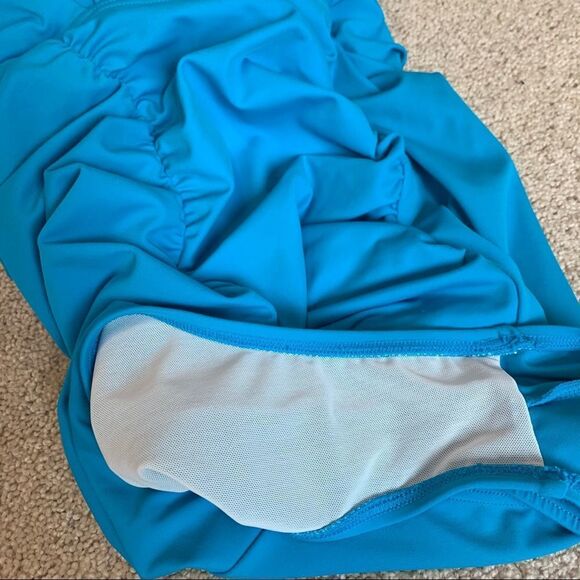 JANTZEN Blue one piece swimwear swimsuit Sz 8 - Picture 9 of 11